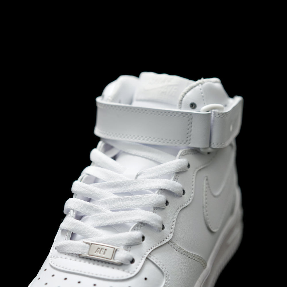 GLM - AF1 pure white mid-top
