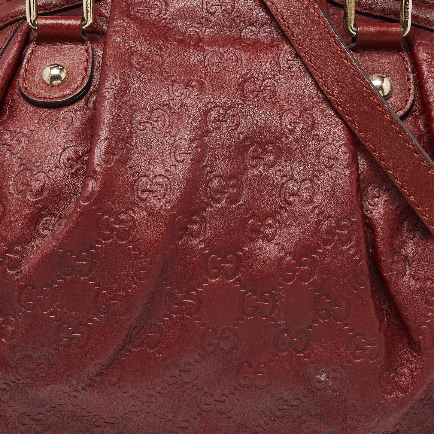 Gucci Brick Guccissima Leather Medium Sukey Boston Bag