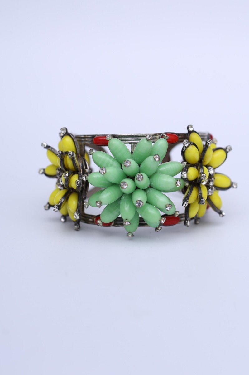 Bracelet en pÃ¢te de verre Chanel