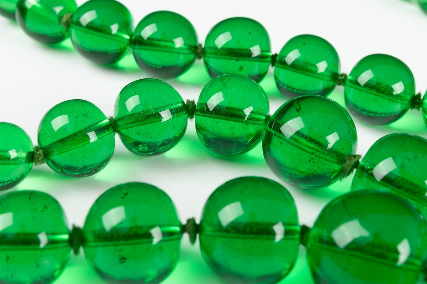Collier de perles de verre