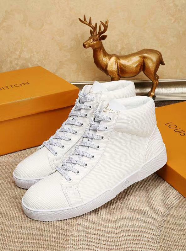 GLM - LUV HIgh Top LaGLM Up White Sneaker