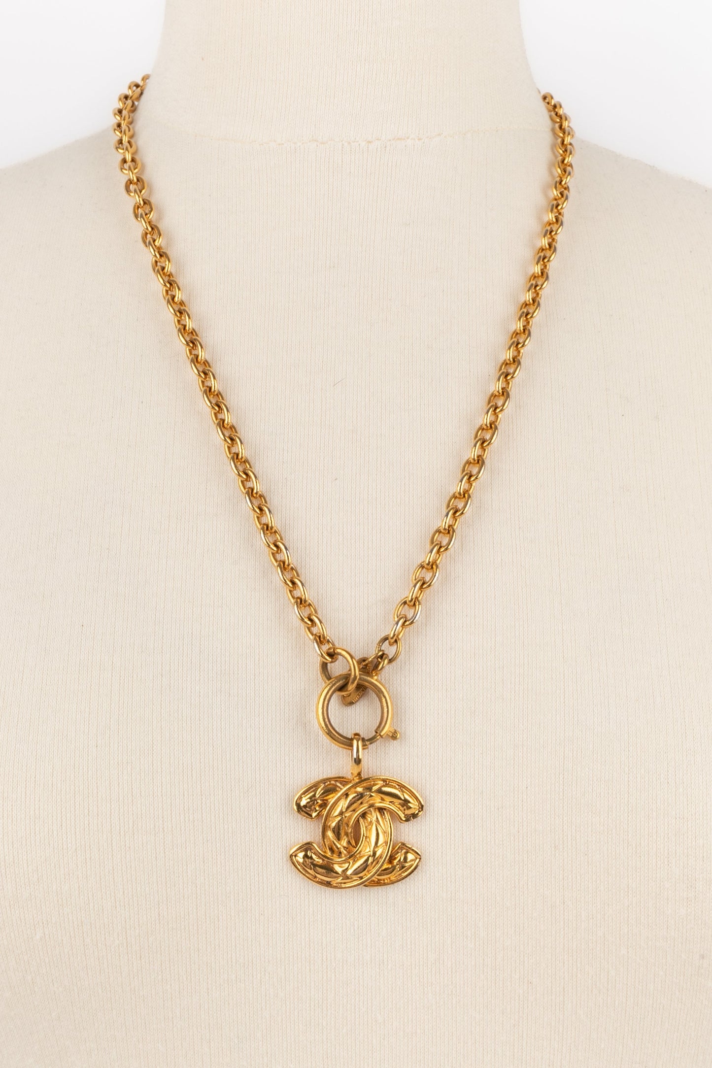 Collier cc Chanel 1990's