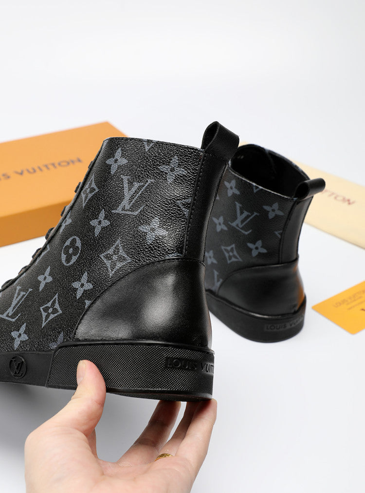 GLM - LUV High GLMnogram Black Boot Sneaker