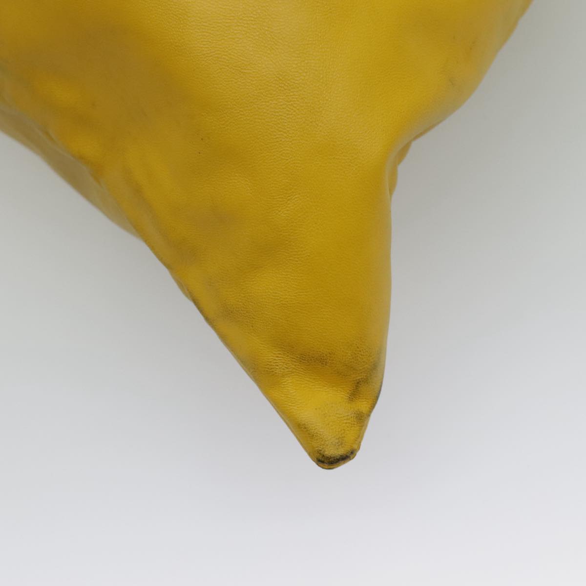 FENDI Shoulder Bag Leather Yellow Gold 97095