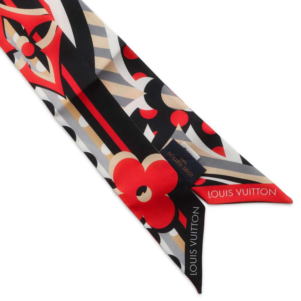 LOUIS VUITTON BandeauBB Pop Monogram Black/MulticolorM76187 Silk100%