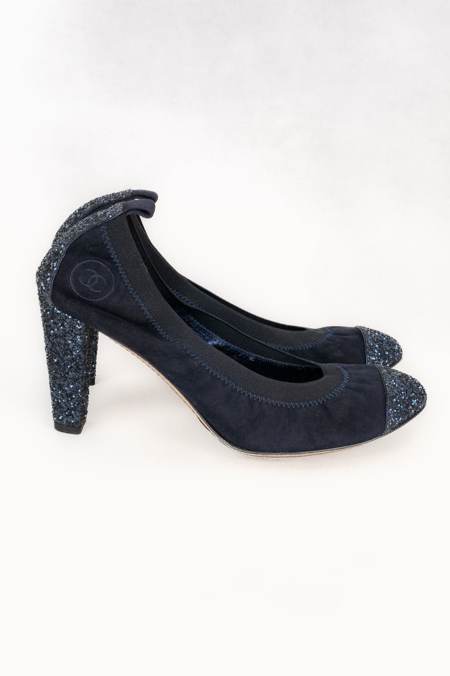 Escarpins Ã  paillettes Chanel