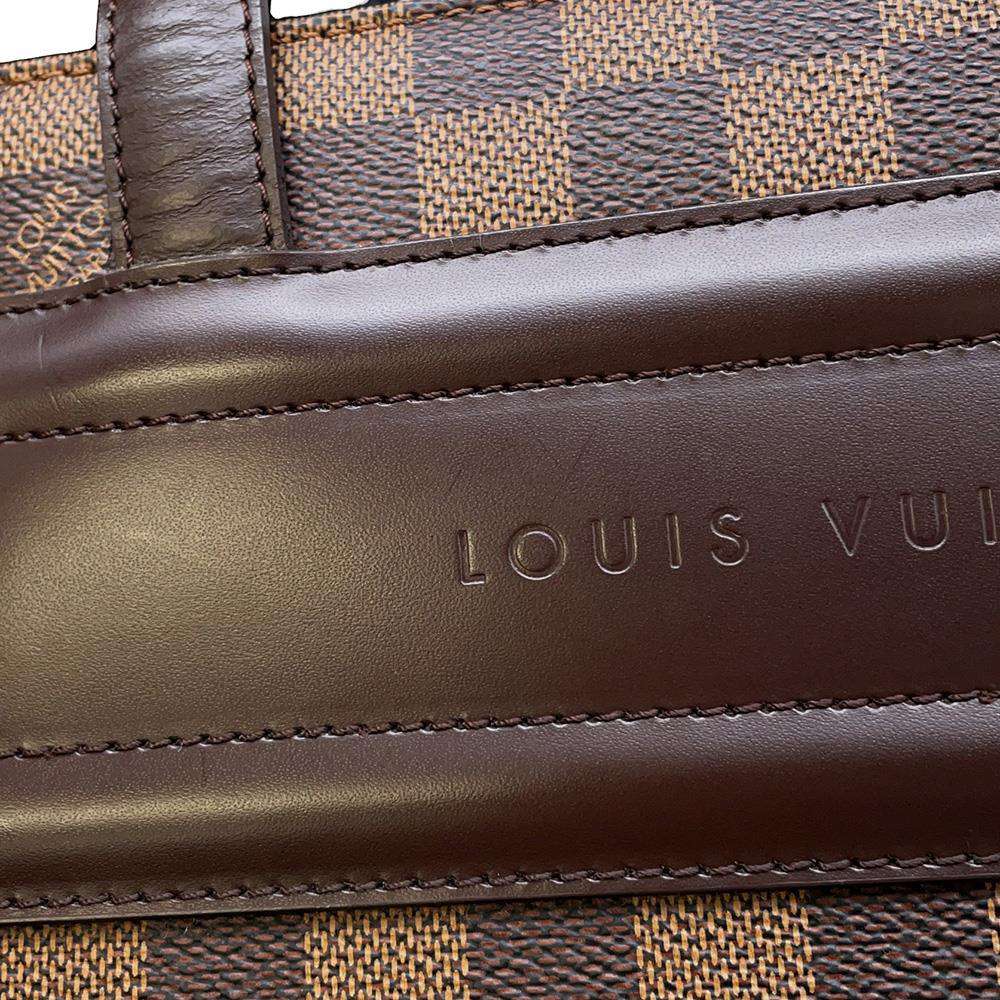 LOUIS VUITTON Parioli Red N51123 Damier Ebene Canvas Size PM