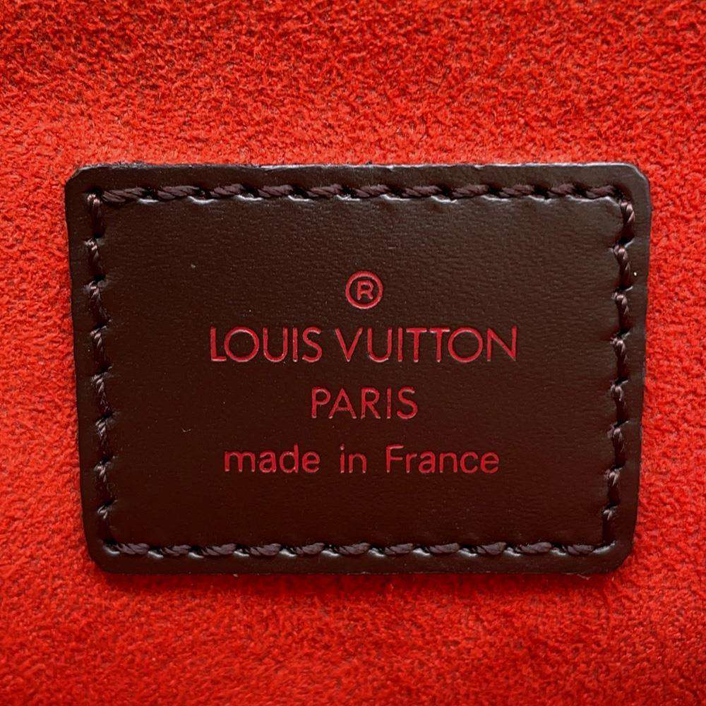 LOUIS VUITTON Parioli Red N51123 Damier Ebene Canvas Size PM
