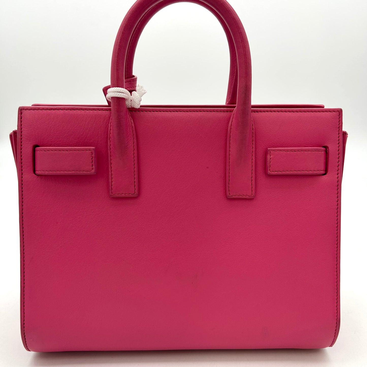 SAINT LAURENT Calfskin Nano Sac De Jour Bubblegum LA1084
