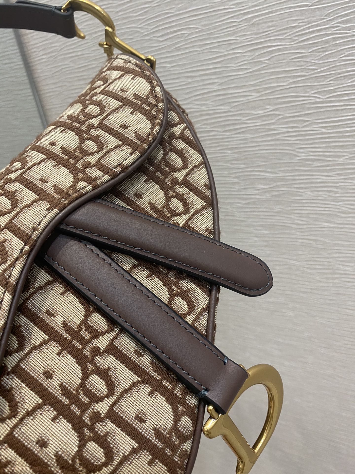 GLAMI Brown Mini Saddle Bag For Women 21cm/7in CD