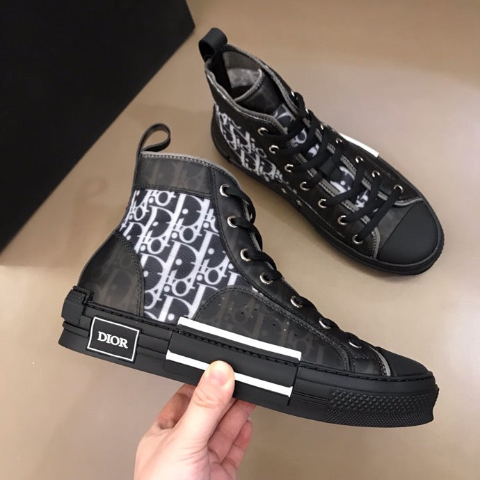 GLM - DIR B23 Black HIGH-TOP SNEAKER