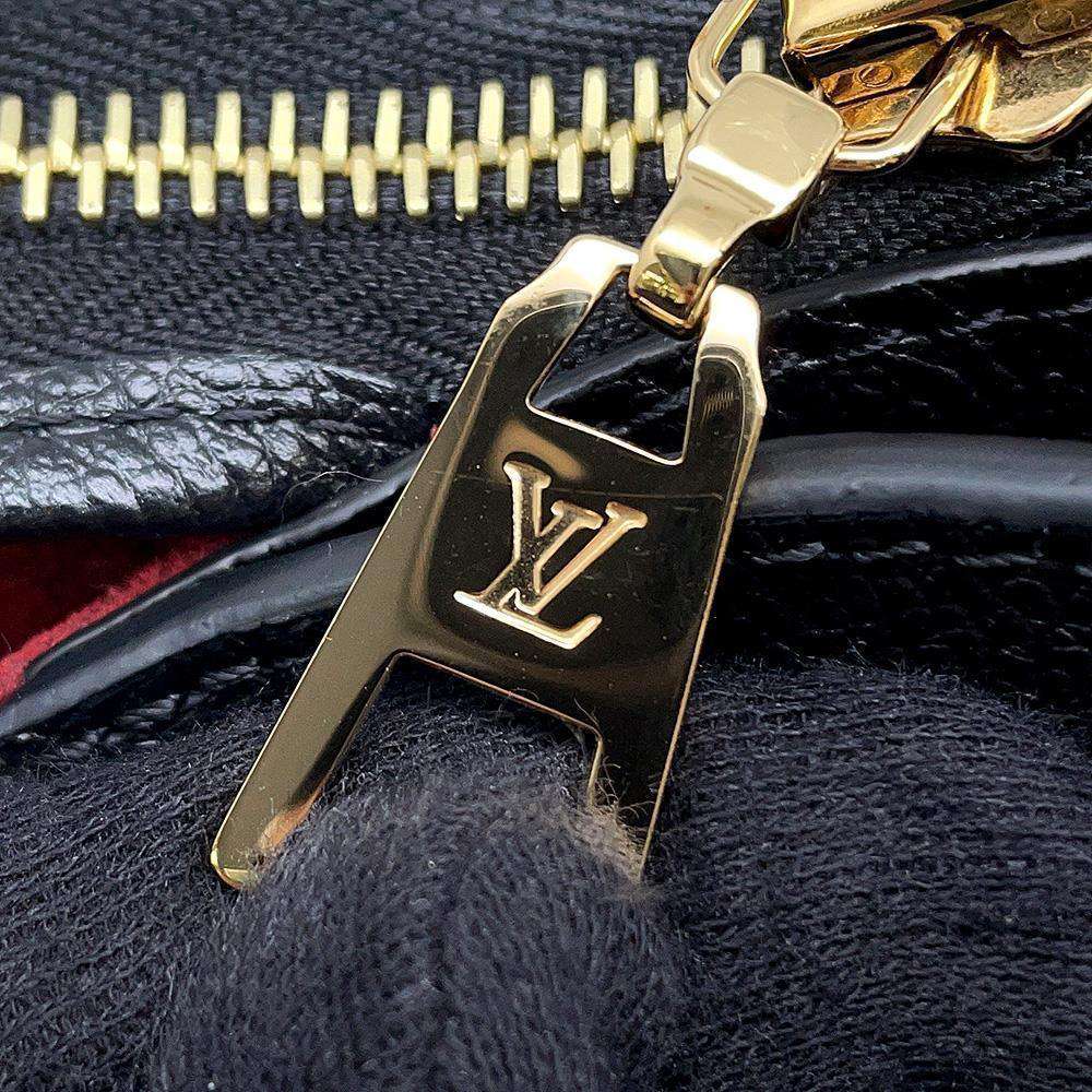 LOUIS VUITTON Petit Palais Noir M58916 Monogram Empreinte Leather Size PM