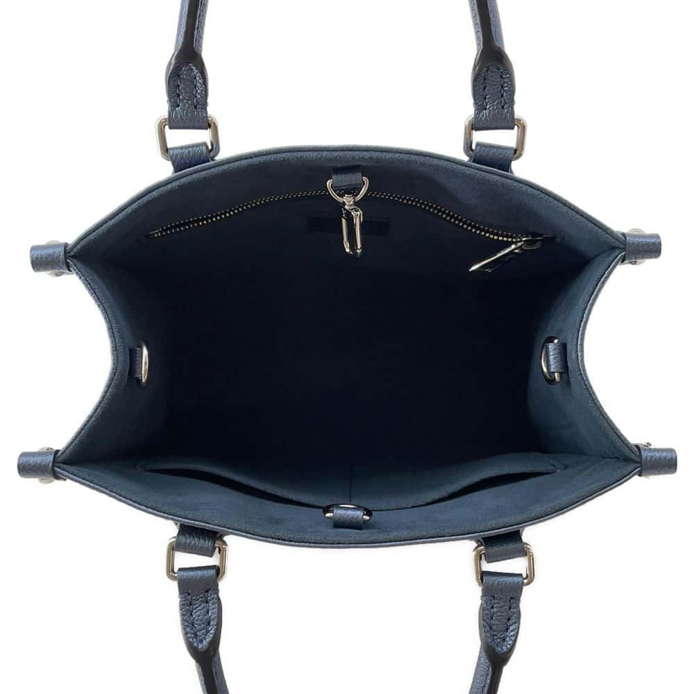 LOUIS VUITTON Onthego Navy Blue M58956 Monogram Empreinte Leather Grain Leather Size PM