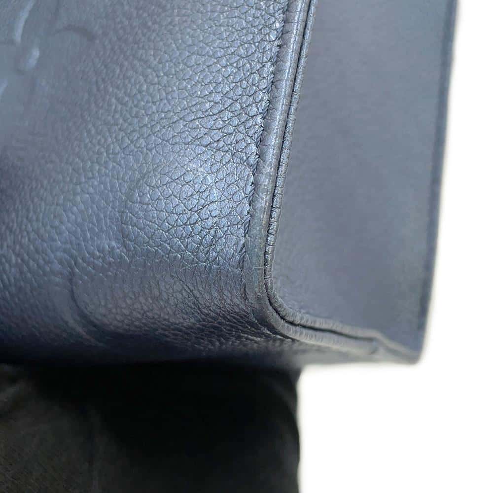 LOUIS VUITTON Onthego Navy Blue M58956 Monogram Empreinte Leather Grain Leather Size PM