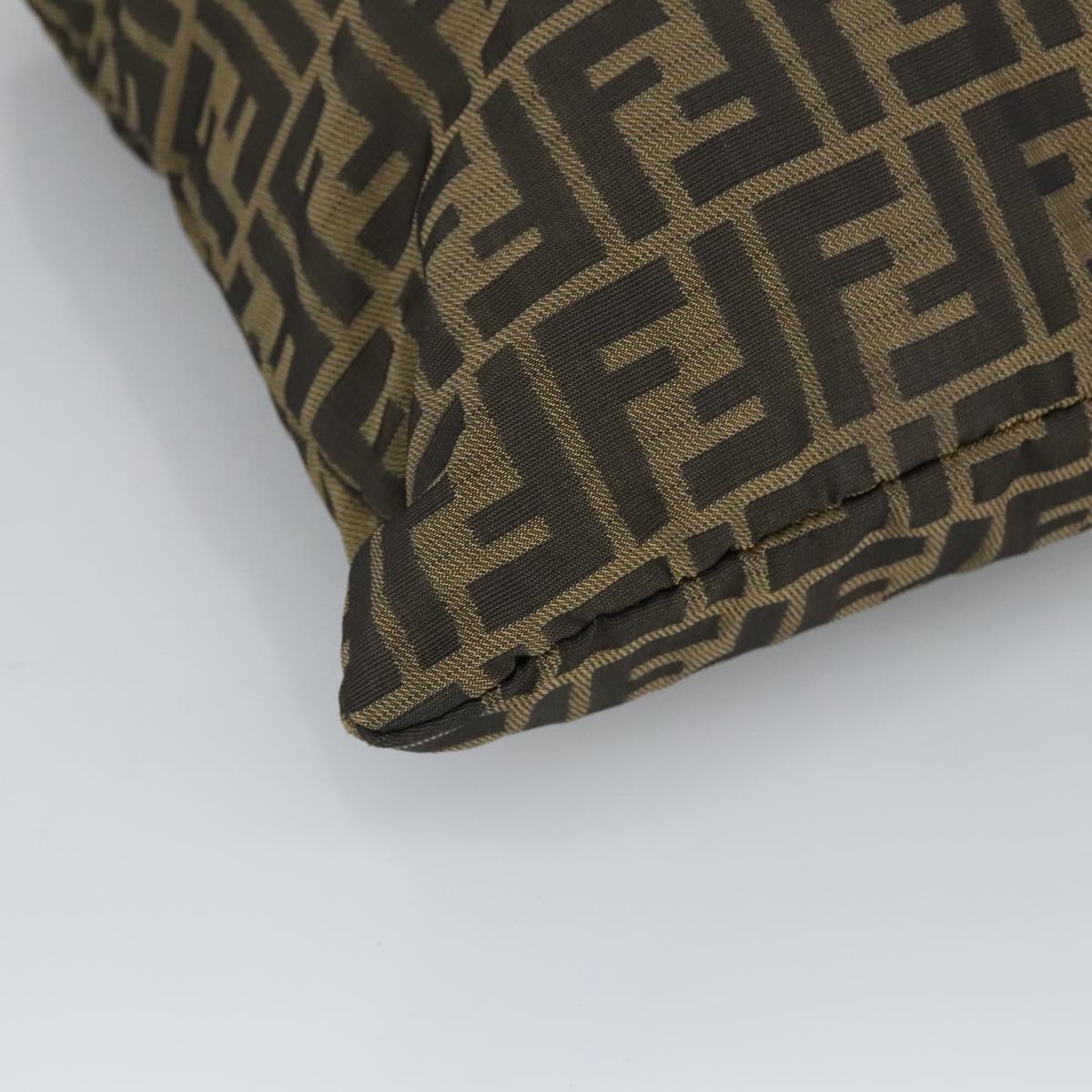 FENDI Zucca Canvas Tote Bag Brown Black 98219