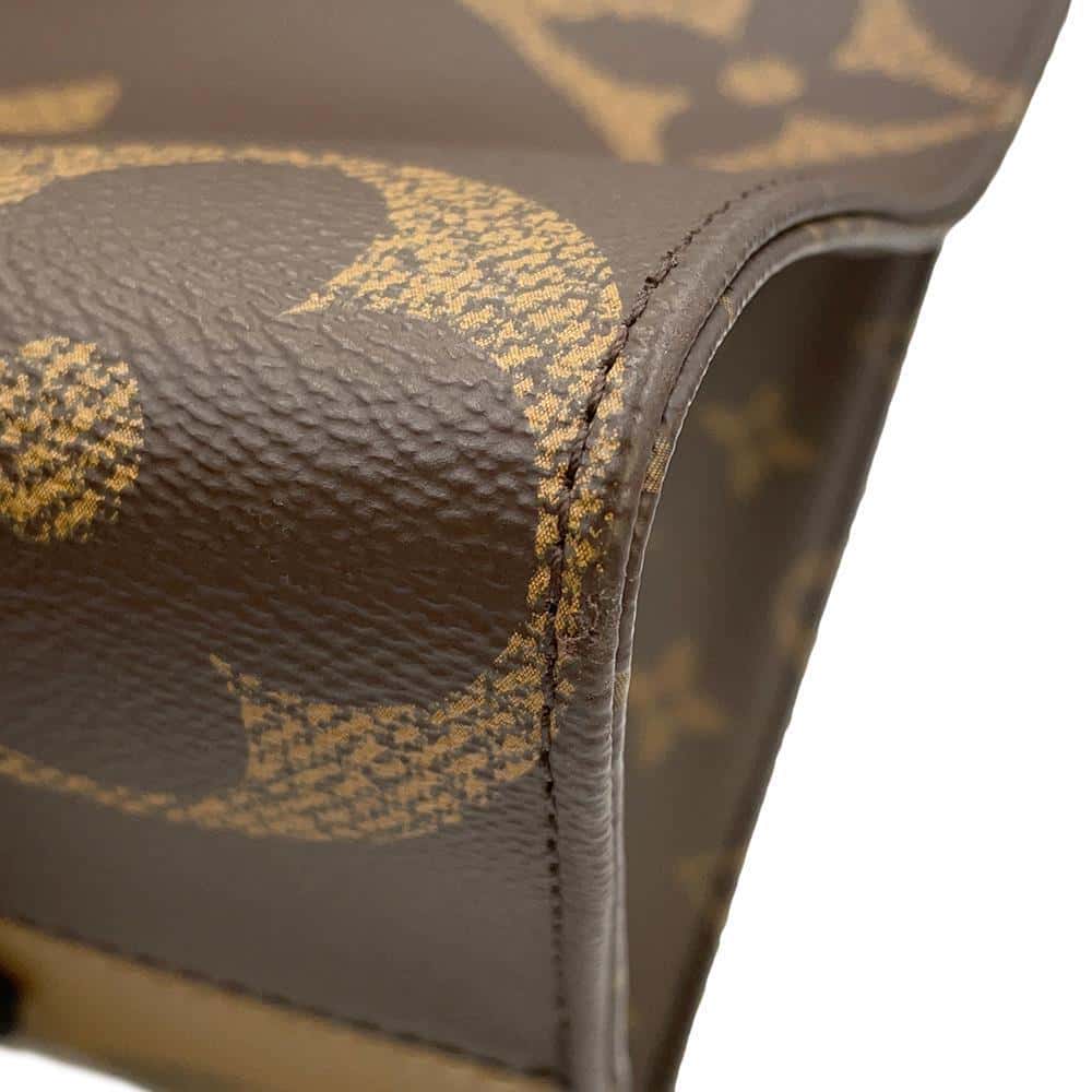 LOUIS VUITTON Onthego Red M45321 Monogram Monogram Reverse Canvas Monogram Giant Size MM