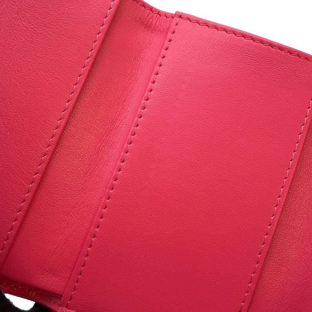 CHANEL CC Logo Small Flap Wallet PinkAP3827 Caviar Leather
