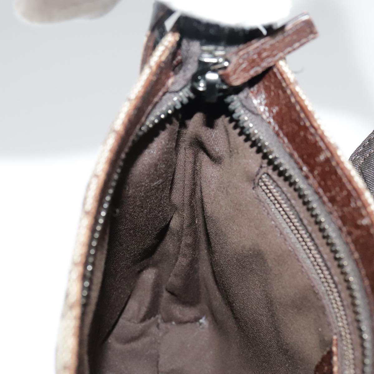 GUCCI GG Canvas Shoulder Bag Beige 122793 98853