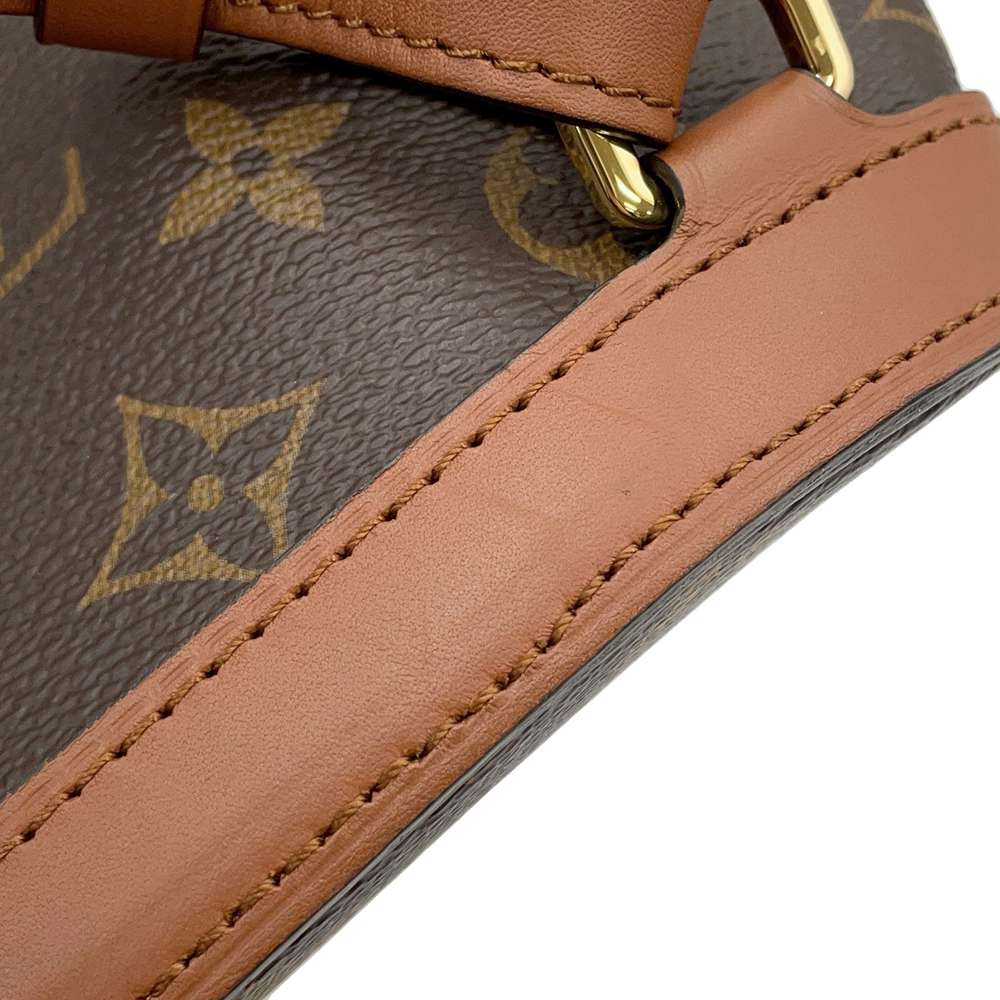 LOUIS VUITTON Dauphineãƒ»Backpack Noir M45142 Monogram Monogram Reverse Canvas