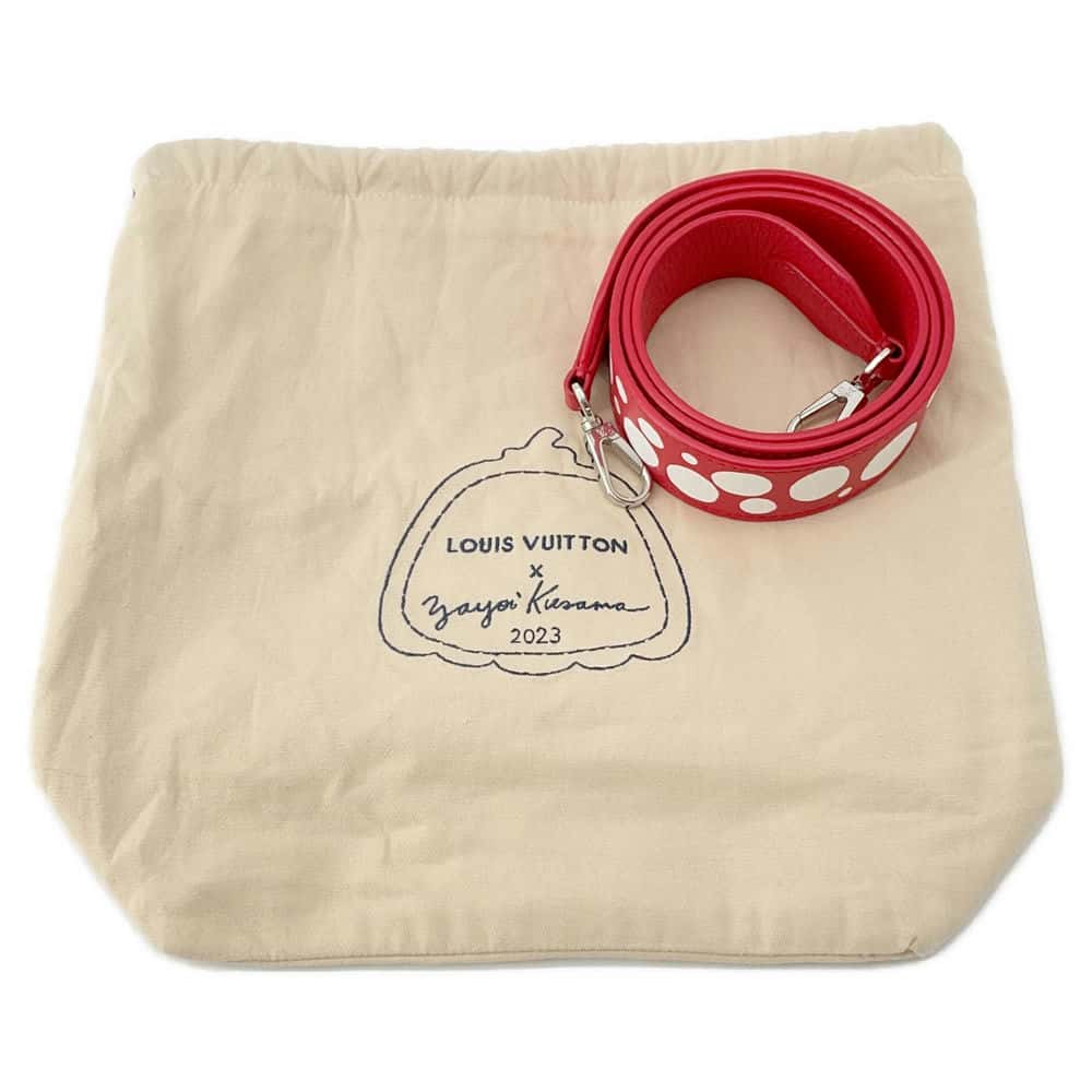 LOUIS VUITTON LV Ã— YK Capucines Red M21692 Calf Leather Infinity Dot Size MINI