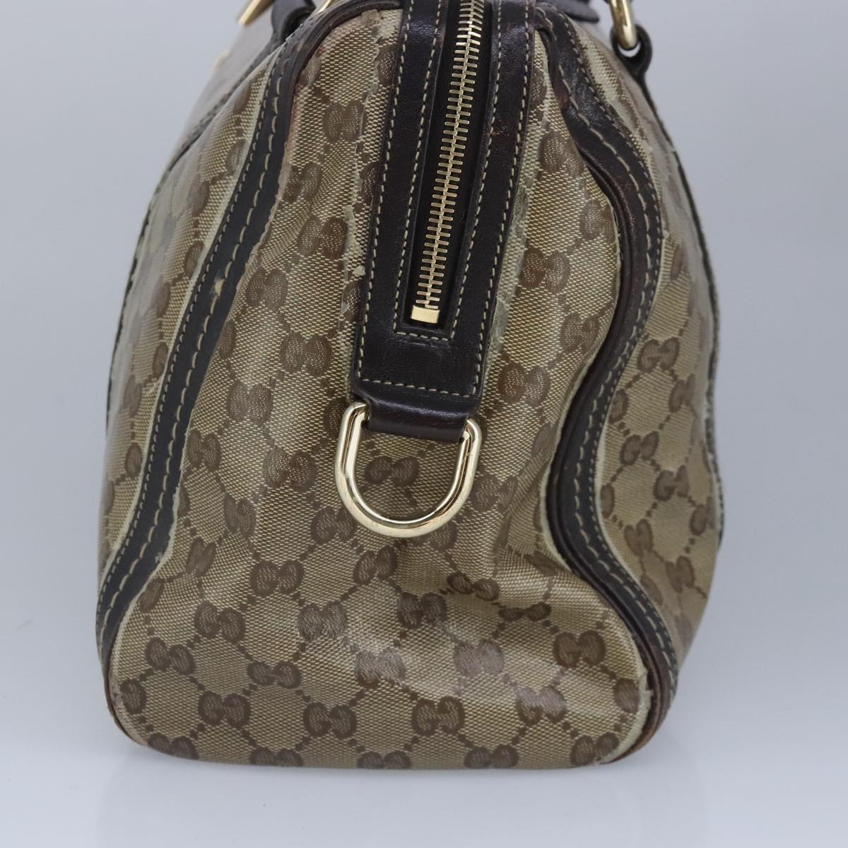 GUCCI GG crystal Hand Bag Beige Gold 181488 99035