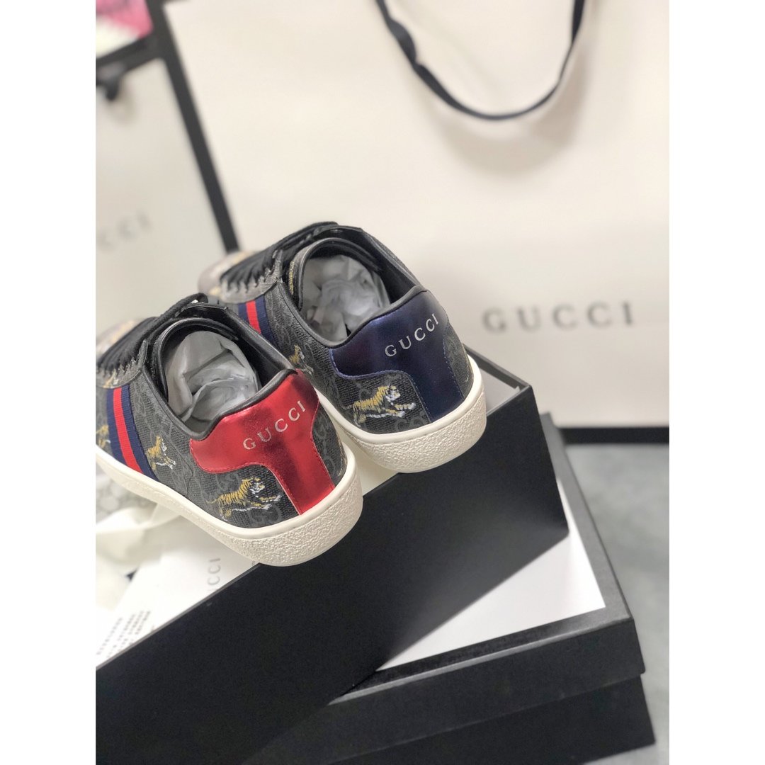 GLM-GCI Ace Beige  Tiger Sneaker 079