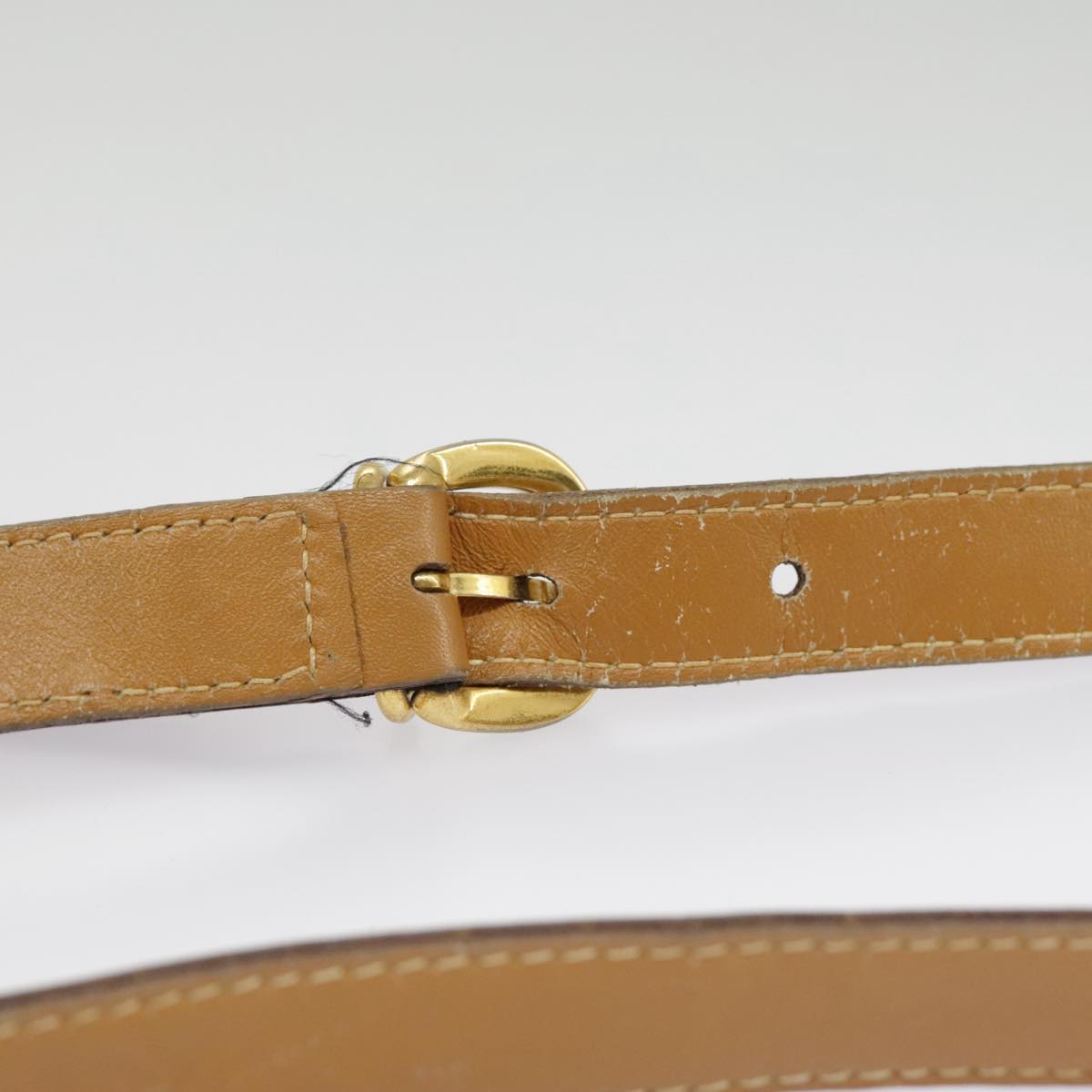 GUCCI Micro GG Supreme Shoulder Bag PVC Beige Gold 99301