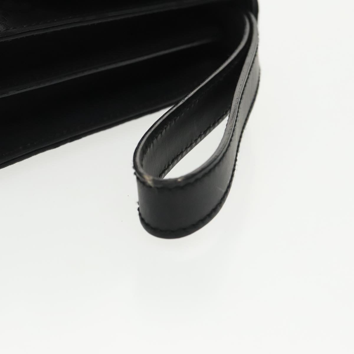 GUCCI GG Canvas Clutch Bag Black Silver 018 1600 99320