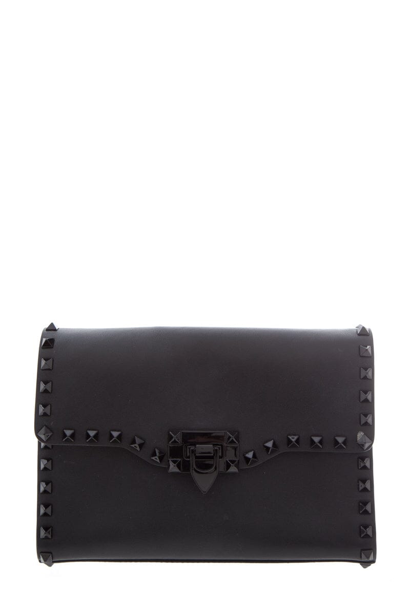 Valentino Black Rockstud Medium Handbag