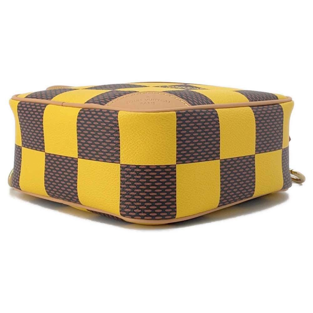 LOUIS VUITTON Chess Messenger JauneMatt N40562 Damierãƒ»Pop