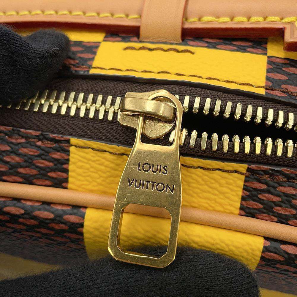 LOUIS VUITTON Chess Messenger JauneMatt N40562 Damierãƒ»Pop