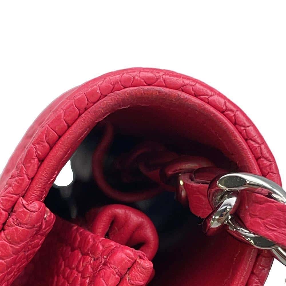 CHANEL Boy Chanel Full Flap Chain Wallet RedAP1117 Caviar Leather