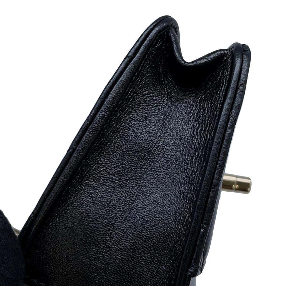 CHANEL Costume Pearl Chain Wallet BlackAP3952 Lambskin