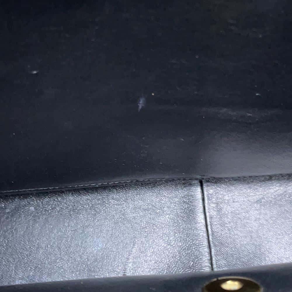 CHANEL Mademoiselle Handbag Black Caviar Leather