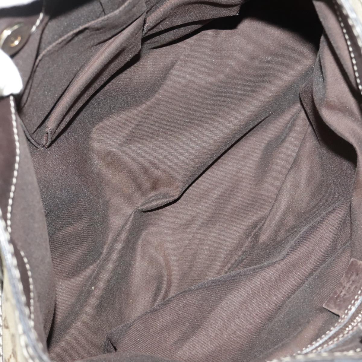 GUCCI GG Crystal Hand Bag Beige Gold 223964 99664