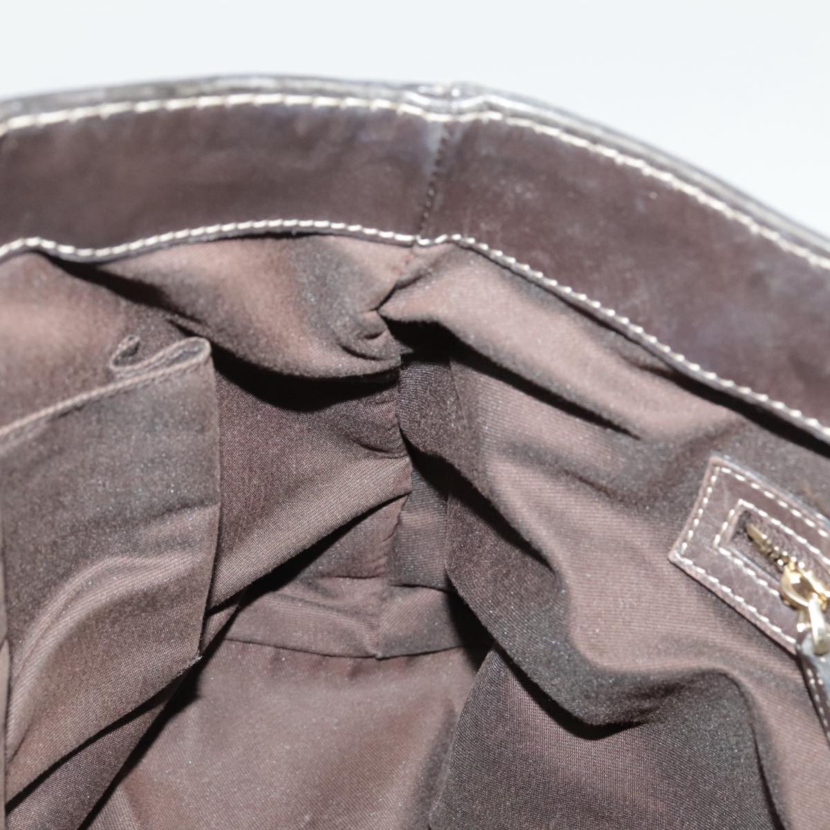 GUCCI GG Crystal Hand Bag Beige Gold 223964 99664
