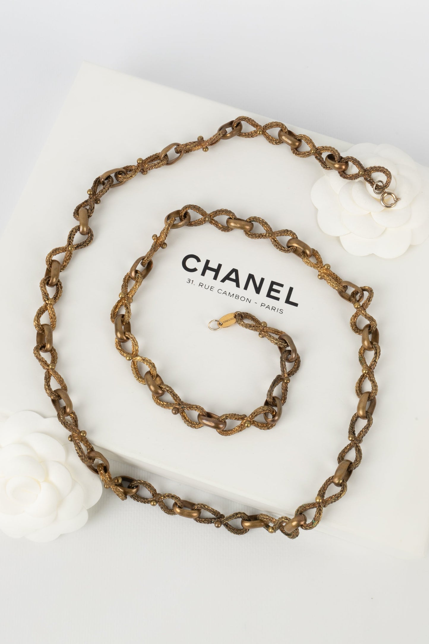 Collier dorÃƒÆ’Ã‚Â© Chanel 1950-60