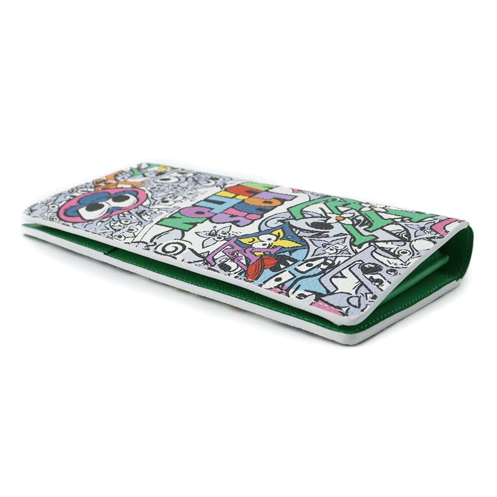 LOUIS VUITTON Portefeuille Brazza NM White/Multicolor M82011 Monogramãƒ»Comic