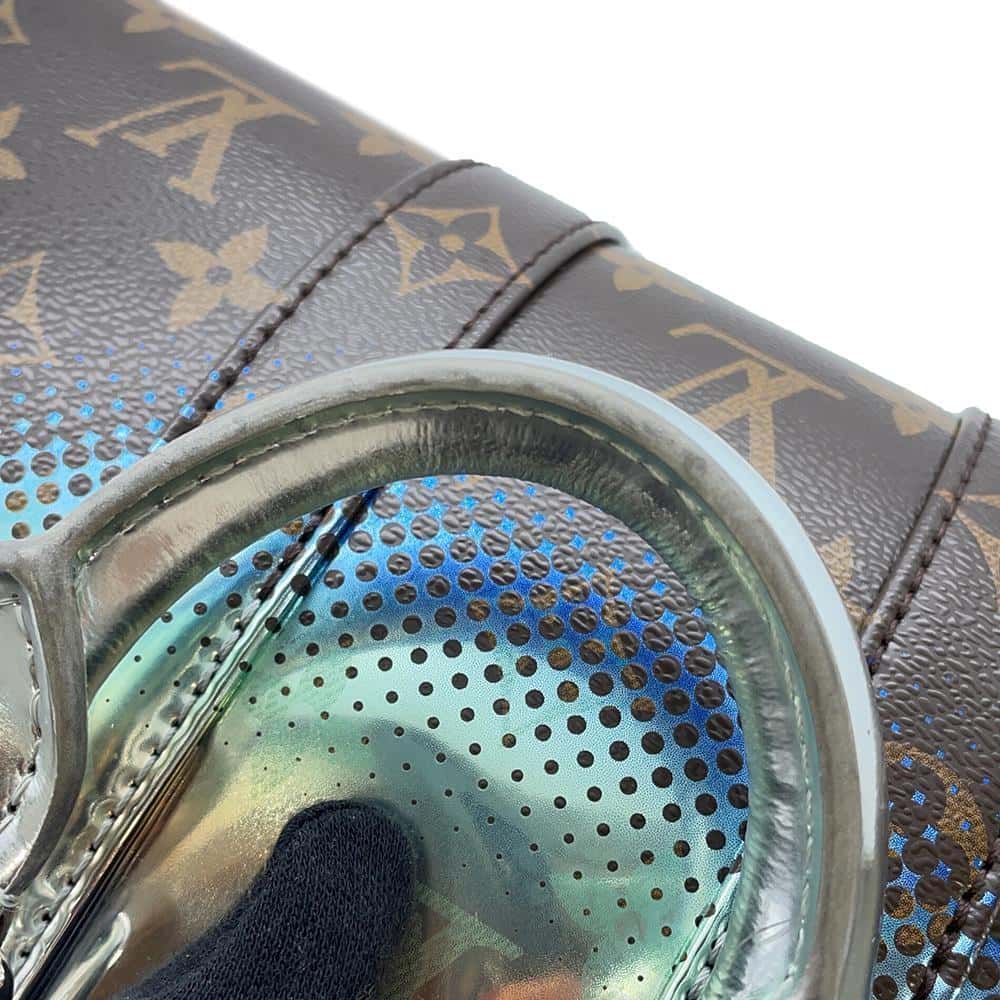 LOUIS VUITTON Keepall Bandouliere Brown/MetalicSilver M23119 Monogram Metalicãƒ»Nebula Size 25