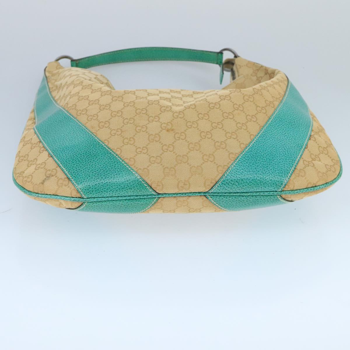 GUCCI GG Canvas Shoulder Bag Beige 124358 99867