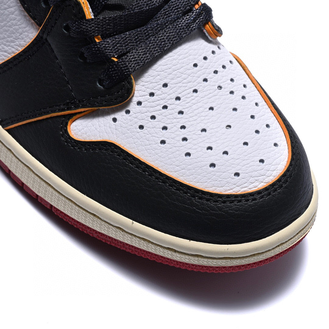 GLM - Union x AJ1 High white and red stitching