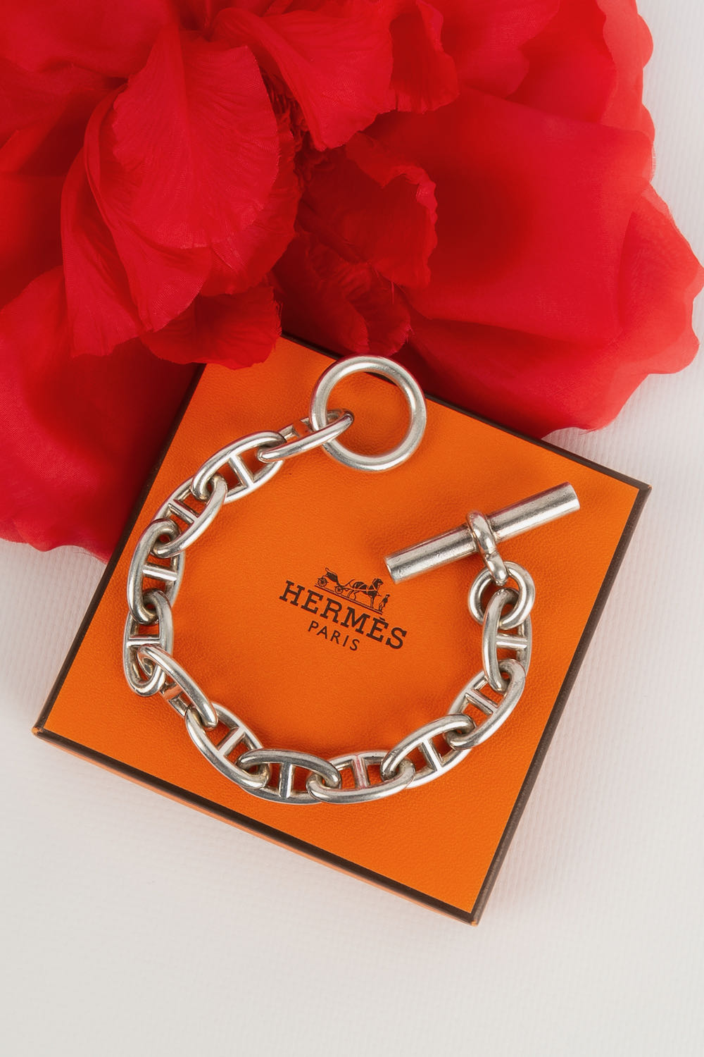 Bracelet chaÃƒÆ’Ã‚Â®ne d'ancre HermÃƒÆ’Ã‚Â¨s