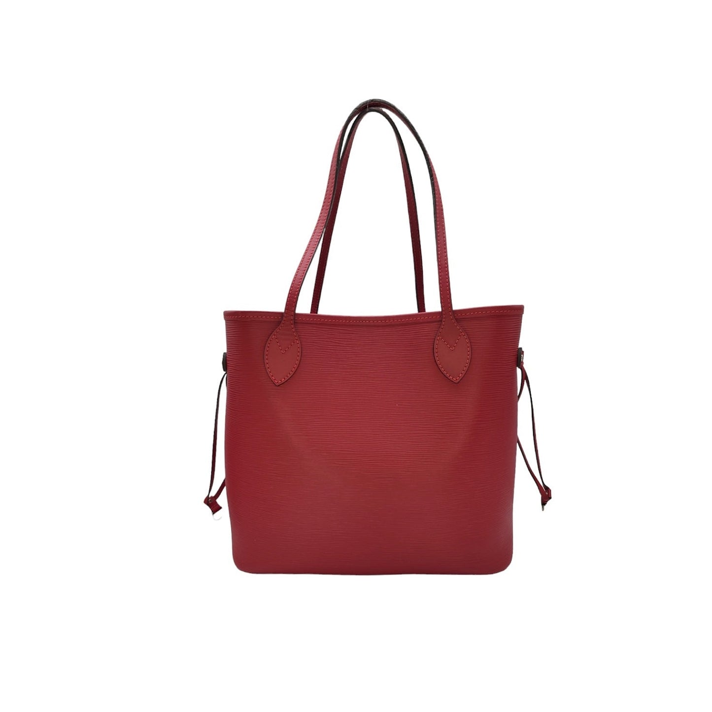 Louis Vuitton Red EPI Neverfull MM Tote w/ Pouch