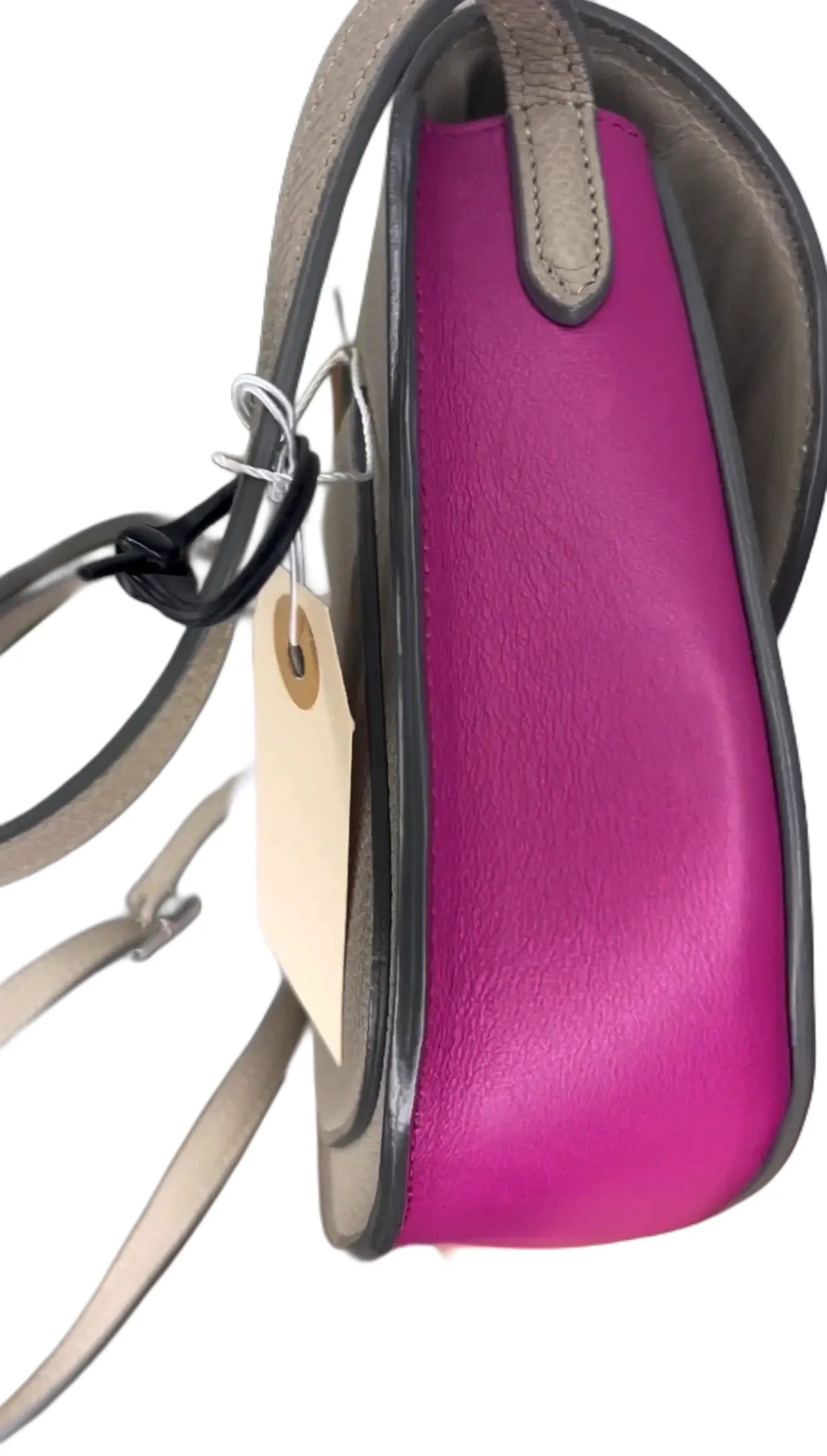 Celine - Trotteur Handbag - Leather Grey Plain TT-0001