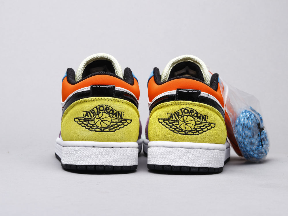 GLM - AJ1 rainbow stitching