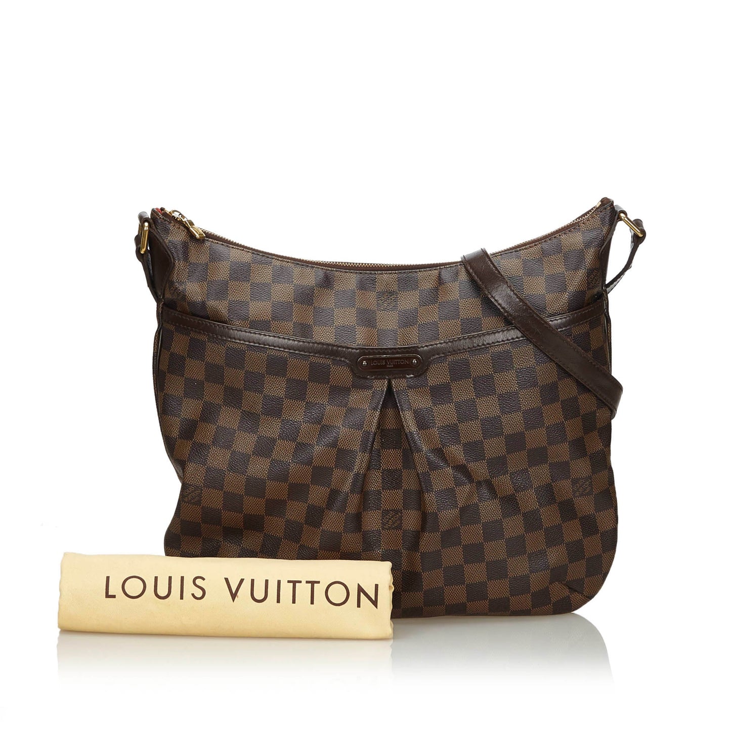 Louis Vuitto Bloomsbury GM Damier Ebene Canvas Bag