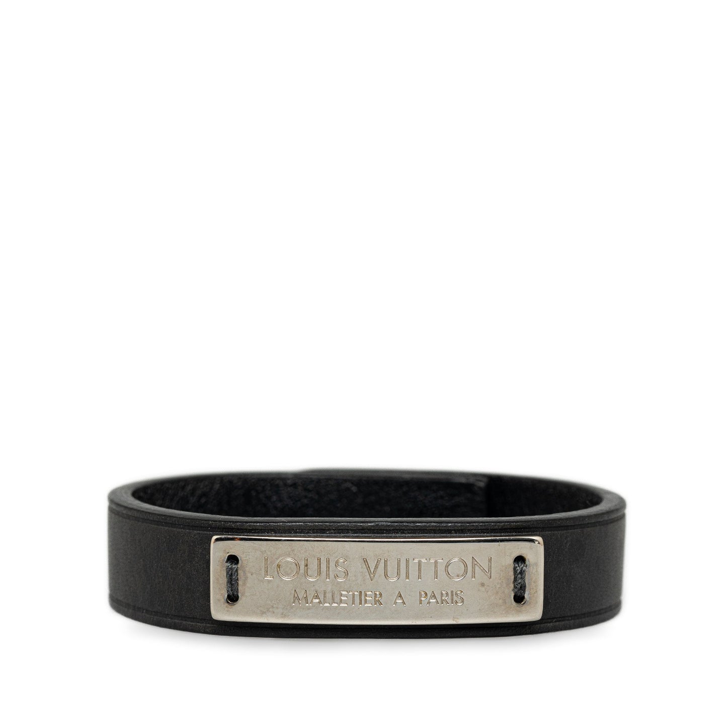 Black Louis Vuitton Press It Bracelet