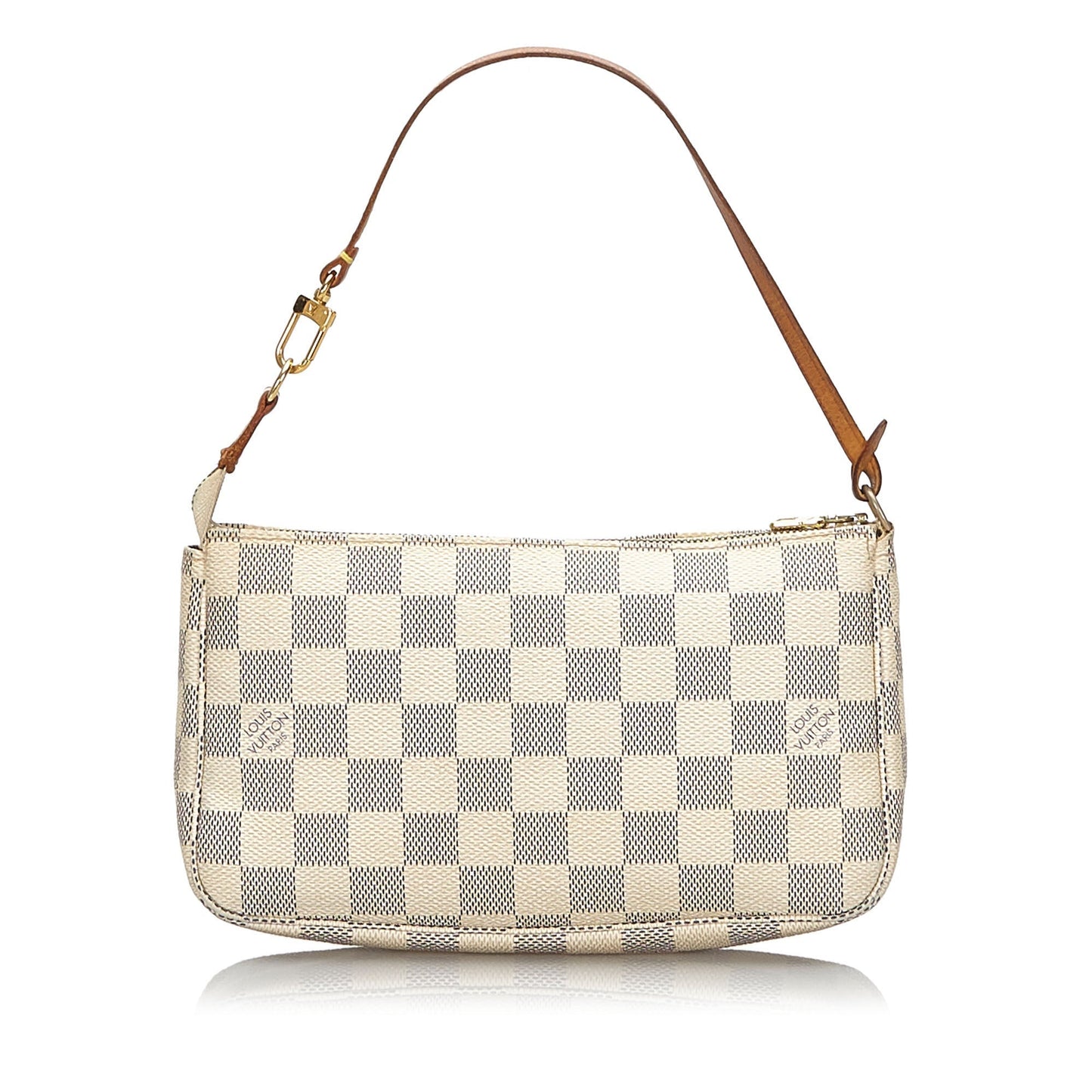 Louis Vuitto Pochette Accessoires Damier Azur Canvas Bag