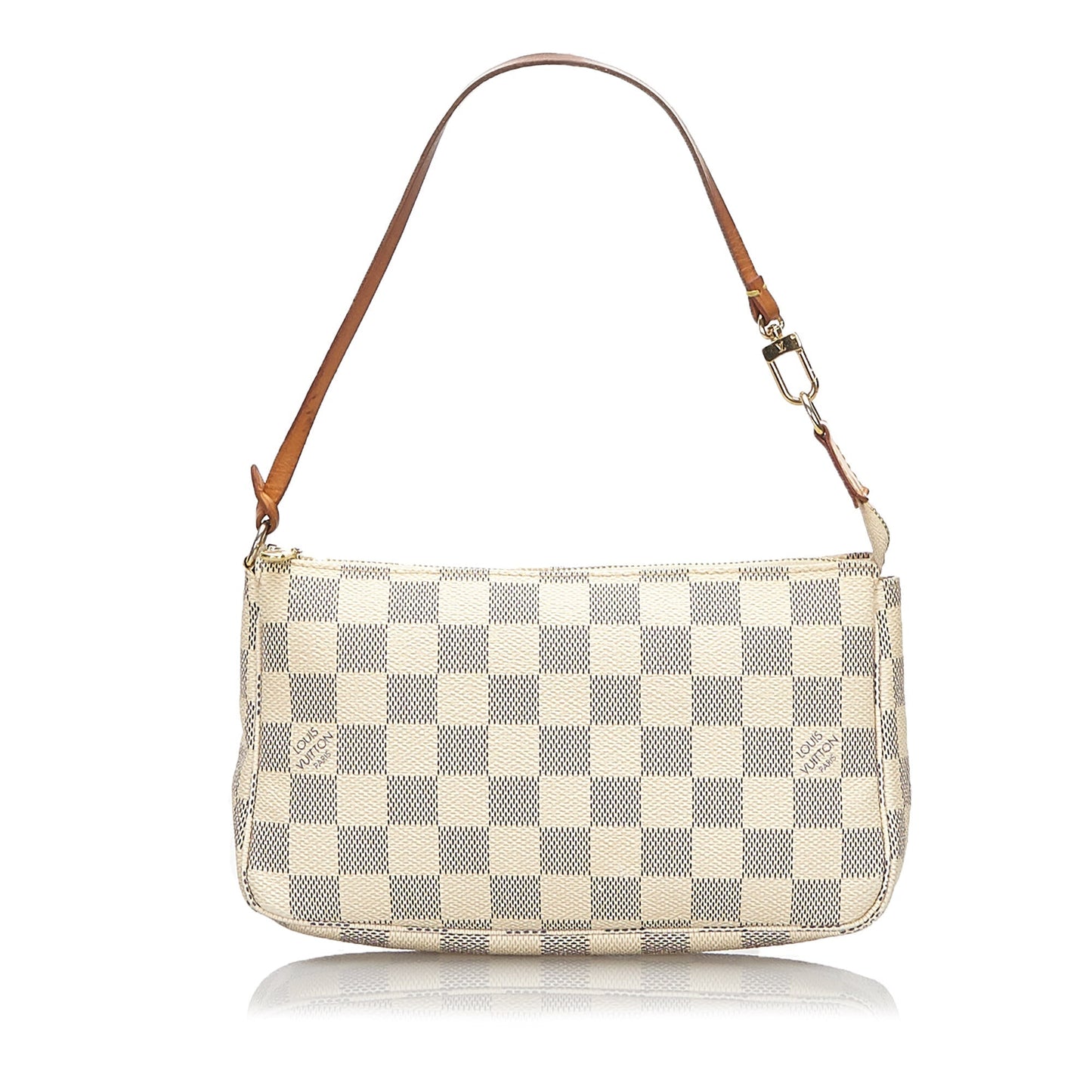 Louis Vuitto Pochette Accessoires Damier Azur Canvas Bag
