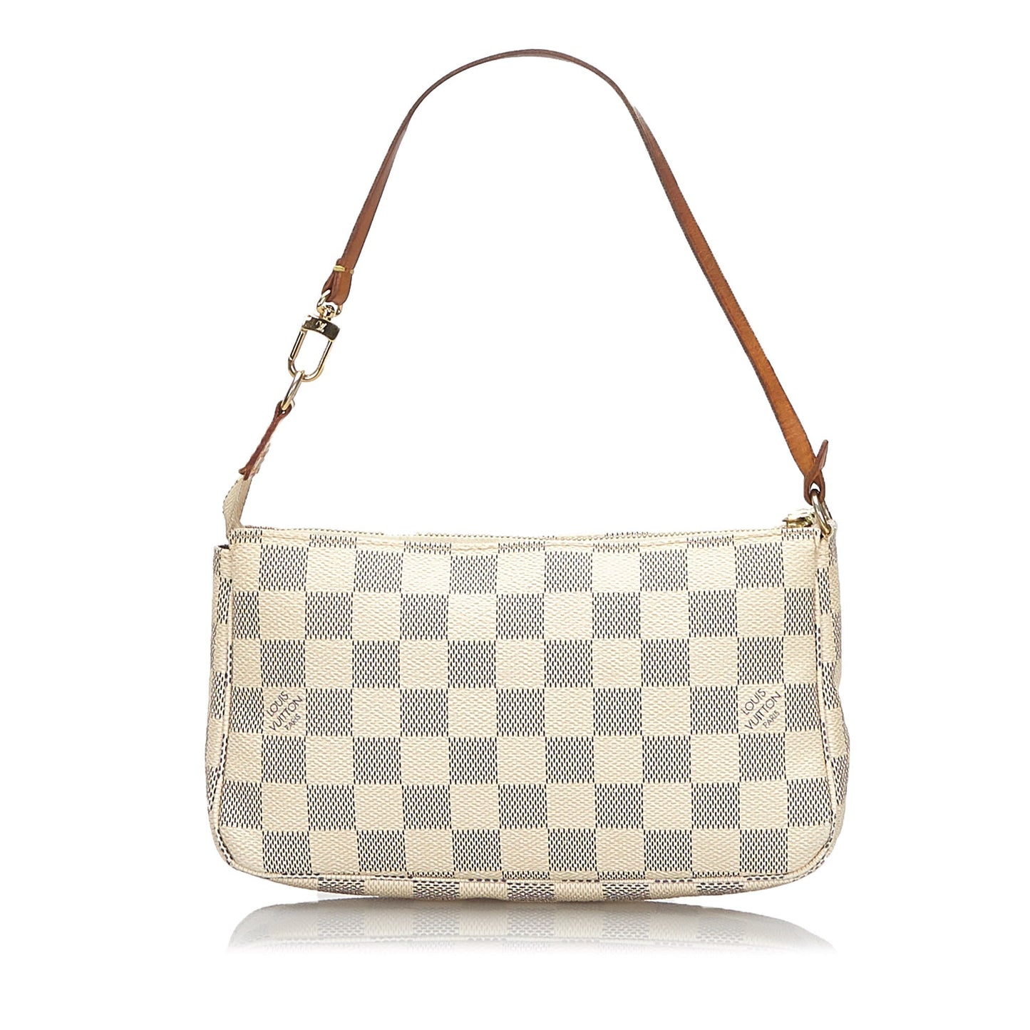 Louis Vuitto Pochette Accessoires Damier Azur Canvas Bag